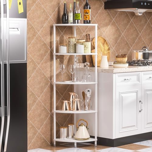Greatseas 5 Tier Corner Shelf Stand, 44.1 - Image 3