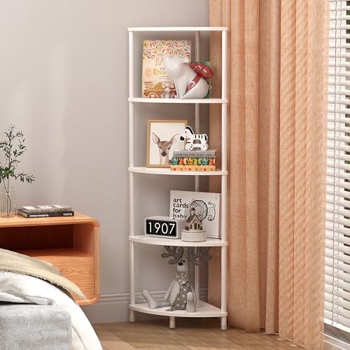 Greatseas 5 Tier Corner Shelf Stand, 44.1 - Image 4