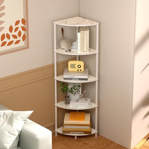 Greatseas 5 Tier Corner Shelf Stand, 44.1 - Image 5