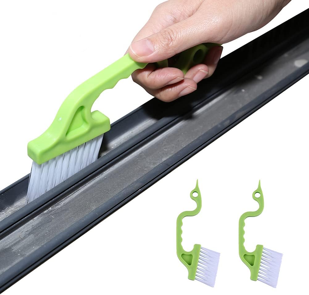 Rienar Groove Gap Cleaning Tools Brushes (Green)