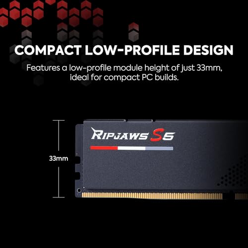 G.Skill Ripjaws S5 DDR5 RAM 32GB 6000MT/s (F5-6000J3040F16GA2-RS5K) - Image 4