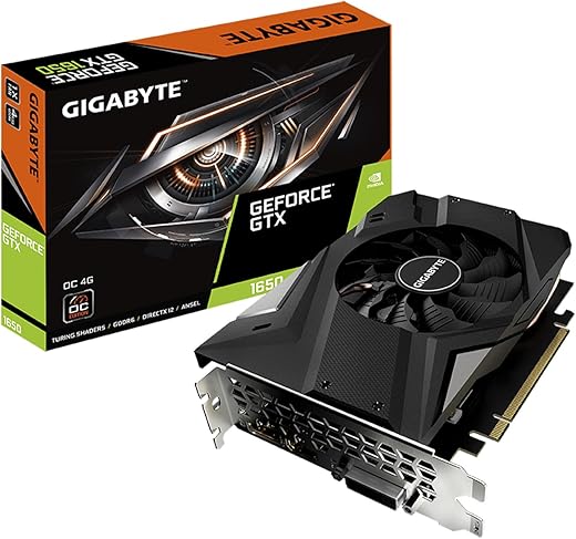 GIGABYTE GTX 1650 D6 OC 4G Graphics Card GV-N1656OC-4GD