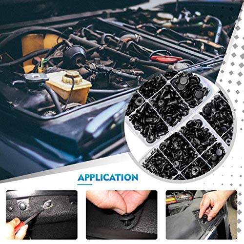 Guteauto Car Retainer Clips Fasteners Kit Set - Image 4