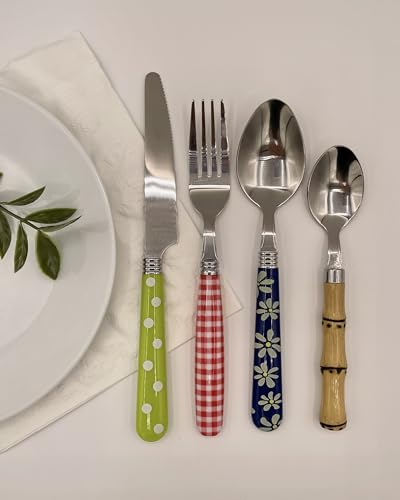 gypsy color Eclectic Collection Stainless Steel Cutlery Set - Image 3