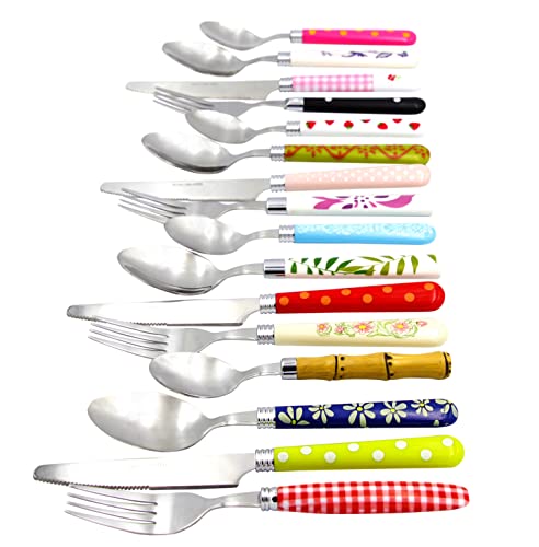 gypsy color Eclectic Collection Stainless Steel Cutlery Set - Image 4