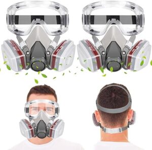 Aoebwpwi Half/Full Face Gas Respirator Mask