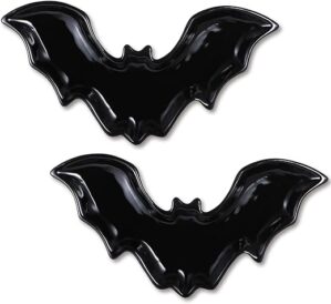 Teenyyou Halloween Bat Ceramic Serving Tray Set