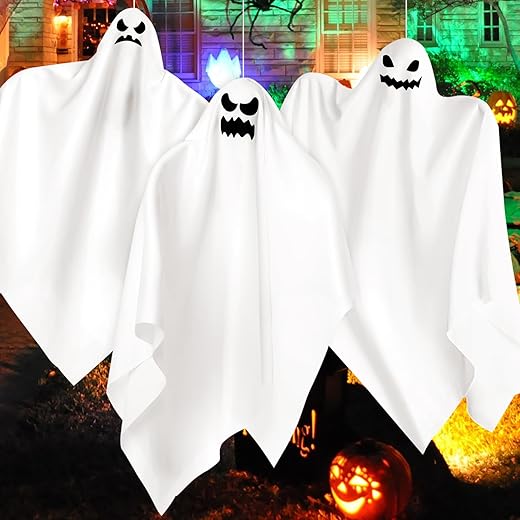 KIYTARBOO Halloween Hanging Ghosts Outdoor Decor