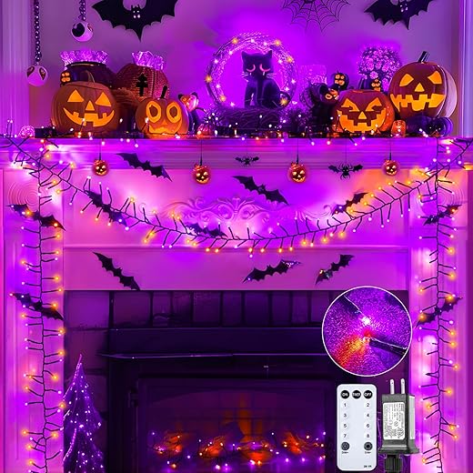 Brightown Halloween Outdoor Cluster Lights - 1000LED 50Ft