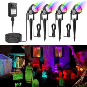 APONUO Halloween RGB Color Changing Outdoor Lights