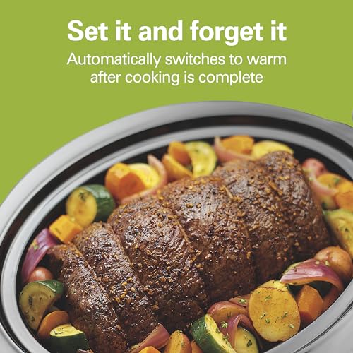 Hamilton Beach Programmable Slow Cooker, 4 Quart, Silver - Image 3