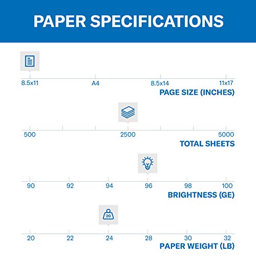 Hammermill Printer Paper, 24 lb, 8.5 x 11, 163122 - Image 2
