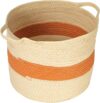 Household Essentials Handwoven Paper Rope Basket With Handles