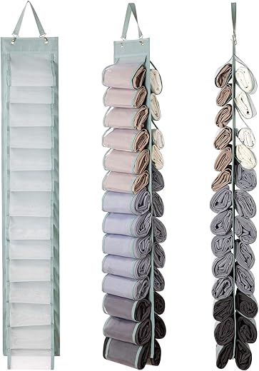 DHSFKBE Hanging Closet Organizer With 26 Compartments