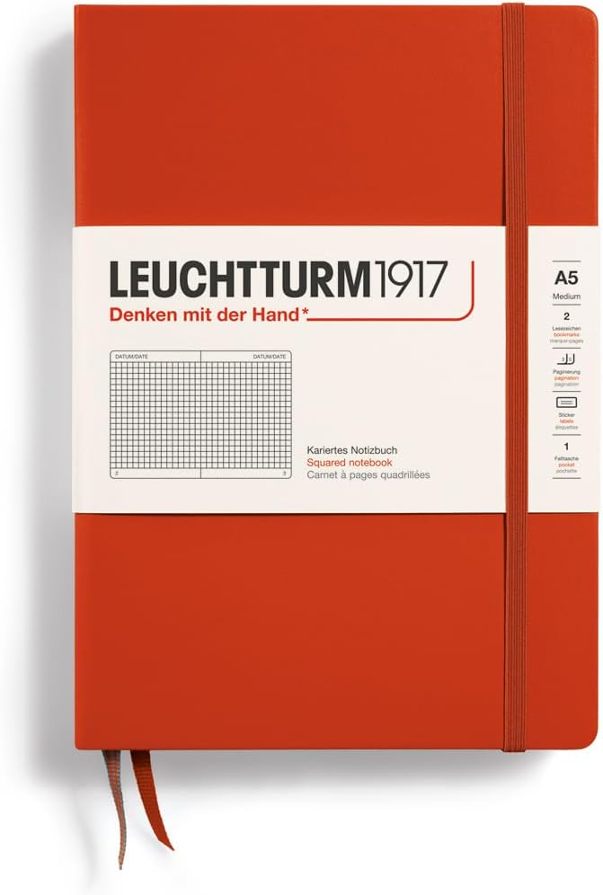 LEUCHTTURM1917 Hardcover Notebook - 251 Numbered Pages