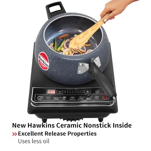 HAWKINS 5 Litre Ceramic Nonstick Pressure Cooker ICC50 - Image 4