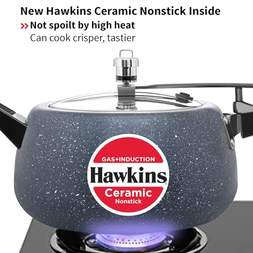 HAWKINS 5 Litre Ceramic Nonstick Pressure Cooker ICC50 - Image 5