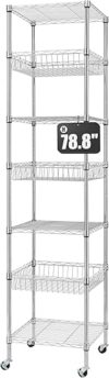 Finnhomy Heavy Duty 7 Tier Wire Shelving