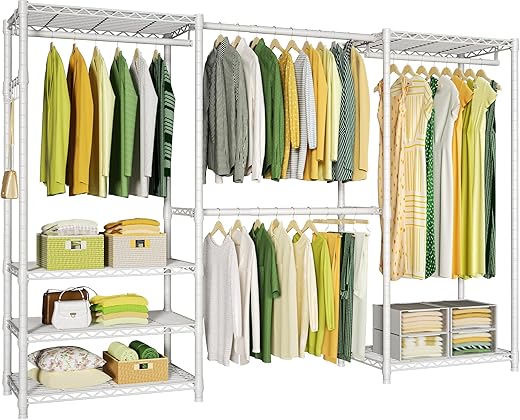 Ulif Heavy Duty Adjustable Garment Rack, 6 Tiers