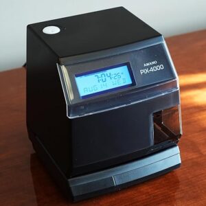 AMANO Heavy-Duty Automatic Time Stamping Machine (PIX-4000)