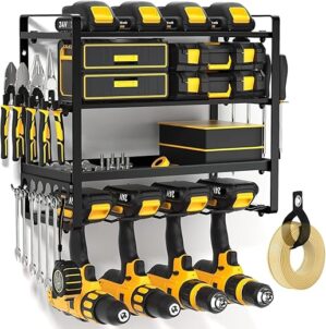 POKIPO Heavy Duty Drill Holder Wall Mount