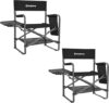 KingCamp Heavy Duty Folding Director Chair 2-Pack