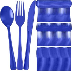 Yinkin Heavy Duty Plastic Cutlery Set
