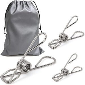 DUIJINYU Heavy Duty Stainless Steel Clothes Pins