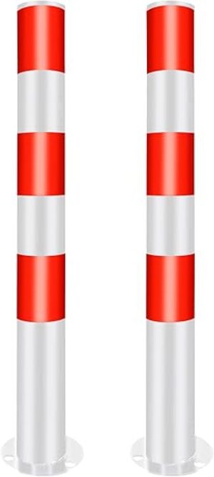 AUXHDK Heavy Duty Steel Parking Bollard 29.5in