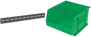 Akro-Mils Heavy Duty Wall Mount Storage Rail, 32-Inch, Grey