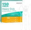 MOACOCK Heavy Weight Disposable Plastic Cutlery Set