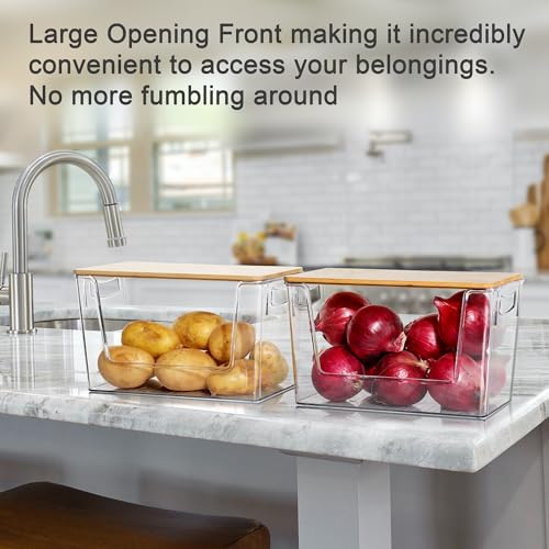 Heyuzb Pantry Organizer Storage Stackable Set - Image 4