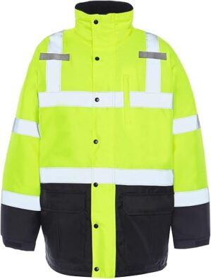 Utility Pro Hi-Vis Contractor Safety Jacket, 4X-Large