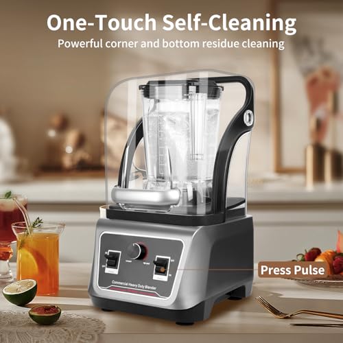 Hijolla Quiet Professional Blender With Soundproof Shield - Image 4