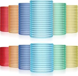 Foaincore Hobnail Vintage Drinking Glasses Set