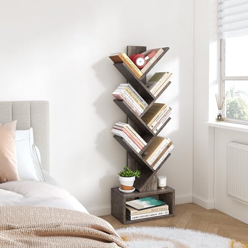 Hoctieon 6 Tier Tree Bookshelf With Drawer - Image 4