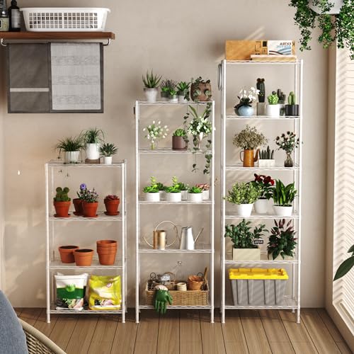 HOMEFORT Adjustable Metal Wire Shelf With Liners - Image 2