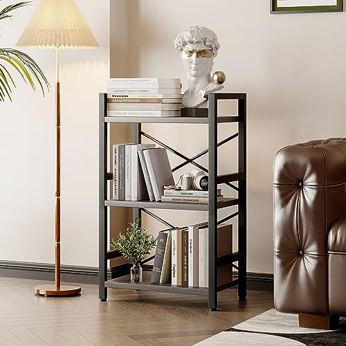 Homeiju 3 Tier Rustic Etagere Book Shelf - Image 2