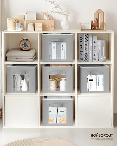 Homsorout Cube Storage Bins With Window - Image 4