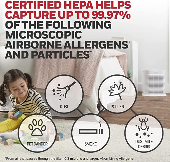 Honeywell AllergenPlus HEPA Air Purifier, HPA104 - Image 4