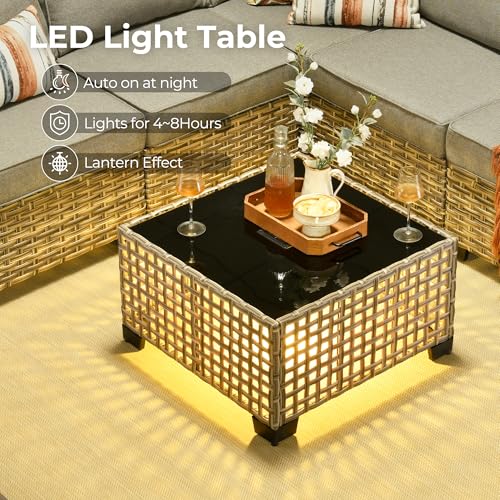 HOOOWOOO Outdoor Sectional Patio Furniture Set - Image 3