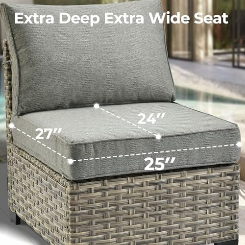 HOOOWOOO Outdoor Sectional Patio Furniture Set - Image 4