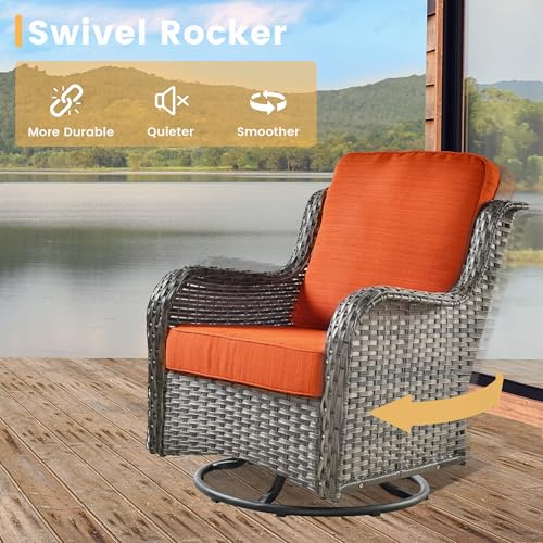 HOOOWOOO Patio Sectional Sofa Set With Fire Pit - Image 3