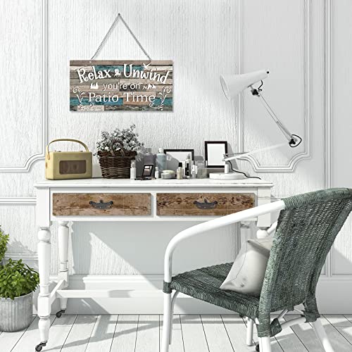 Hotop Patio Wall Art Metal Plaque Sign - Image 4