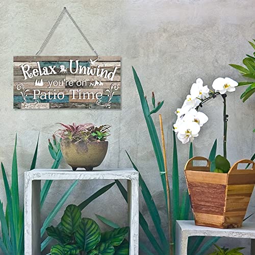 Hotop Patio Wall Art Metal Plaque Sign - Image 5