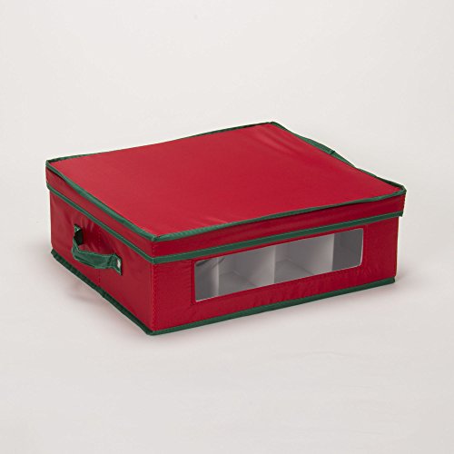 Household Essentials Holiday China Dinnerware Storage Chest - Image 3