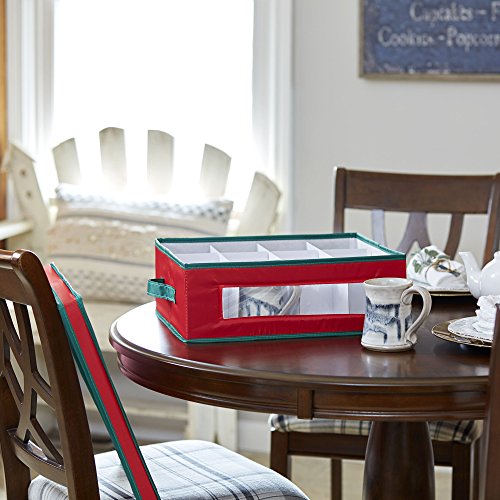 Household Essentials Holiday China Dinnerware Storage Chest - Image 5