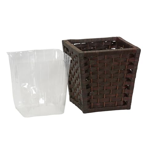 Household Essentials Paper Rope Wicker Waste Basket ML-7031 - Image 4