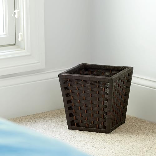 Household Essentials Paper Rope Wicker Waste Basket ML-7031 - Image 2