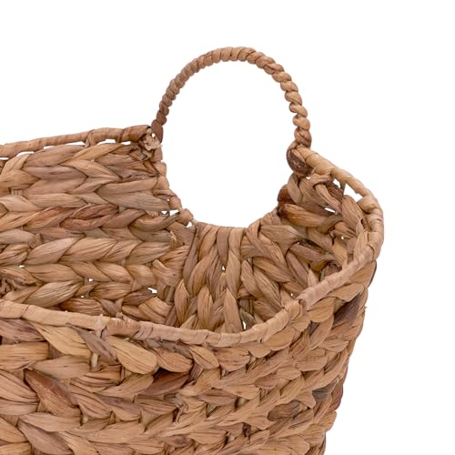 Household Essentials Tall Water Hyacinth Wicker Basket ML-4002 - Image 4